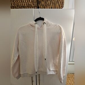 NAF NAF Women's Cream Hoodie Sweater